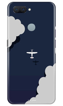 Clouds Plane Mobile Back Case for Oppo A11K (Design - 196)