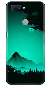 Moon Mountain Mobile Back Case for Oppo A11K (Design - 204)