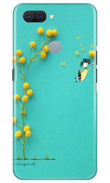 Flowers Girl Mobile Back Case for Oppo A11K (Design - 216)
