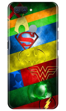 Superheros Logo Mobile Back Case for Oppo A11K (Design - 251)