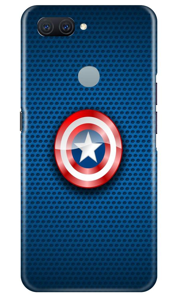 Captain America Shield Case for Oppo A11K (Design No. 253)