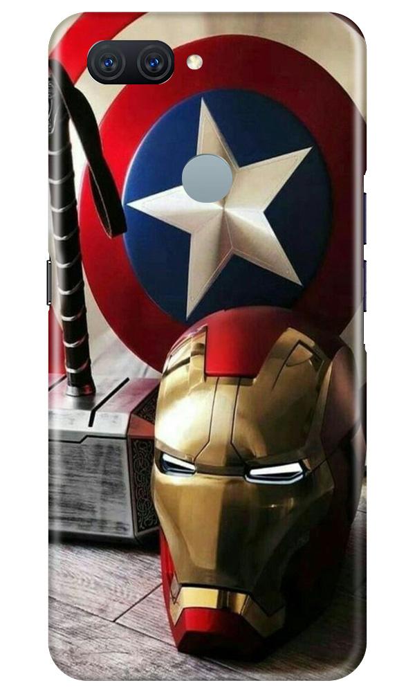 Ironman Captain America Case for Oppo A11K (Design No. 254)