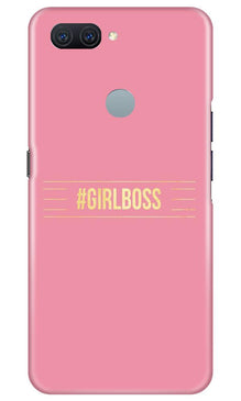 Girl Boss Pink Mobile Back Case for Oppo A11K (Design - 263)