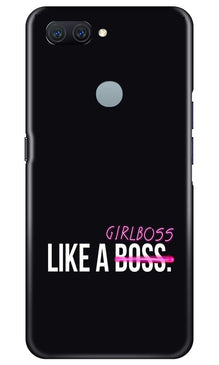 Like a Girl Boss Mobile Back Case for Oppo A11K (Design - 265)