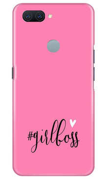 Girl Boss Pink Mobile Back Case for Oppo A11K (Design - 269)