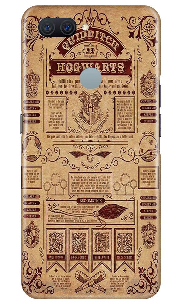 Hogwarts Mobile Back Case for Oppo A11K (Design - 304)
