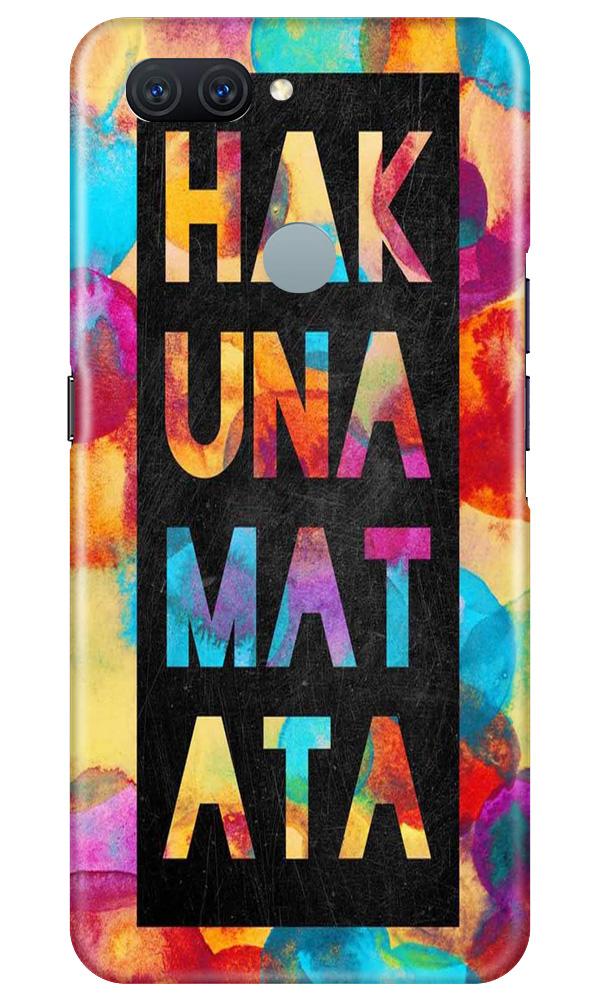 Hakuna Matata Mobile Back Case for Oppo A11K (Design - 323)