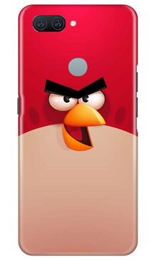 Angry Bird Red Mobile Back Case for Oppo A11K (Design - 325)