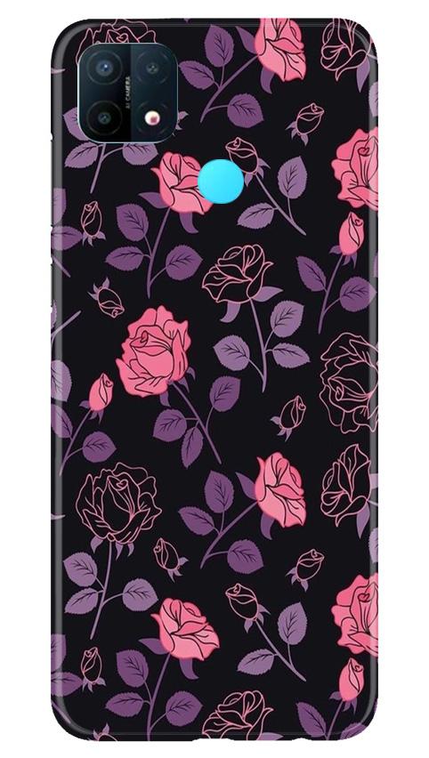 Rose Pattern Case for Oppo A15