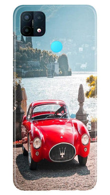 Vintage Car Mobile Back Case for Oppo A15 (Design - 51)