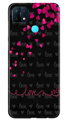 Love in Air Mobile Back Case for Oppo A15 (Design - 89)