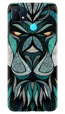 Lion Mobile Back Case for Oppo A15 (Design - 97)