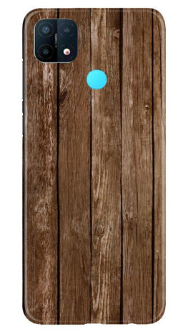 Wooden Look Case for Oppo A15(Design - 112)