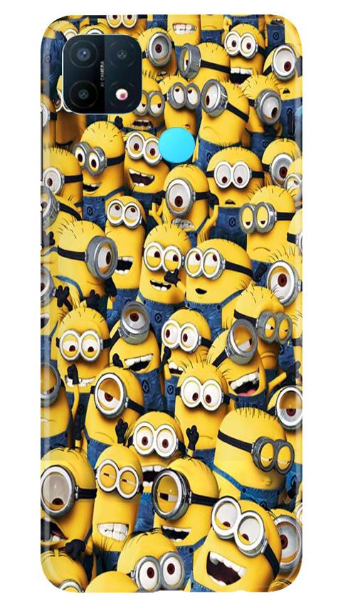 Minions Case for Oppo A15  (Design - 126)
