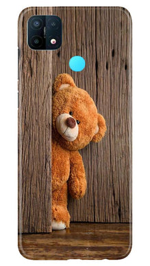 Cute Beer Mobile Back Case for Oppo A15  (Design - 129)