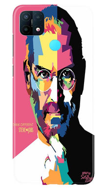 Steve Jobs Mobile Back Case for Oppo A15  (Design - 132)