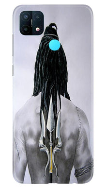 Lord Shiva Mobile Back Case for Oppo A15  (Design - 135)