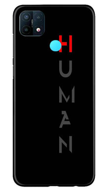 Human Mobile Back Case for Oppo A15  (Design - 141)