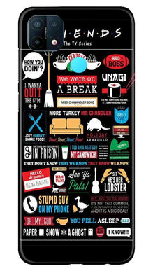 Friends Mobile Back Case for Oppo A15  (Design - 145)
