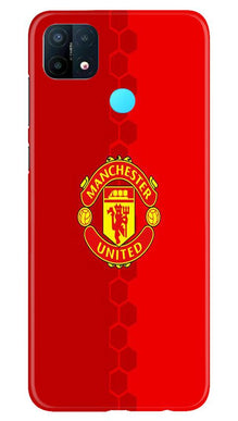 Manchester United Mobile Back Case for Oppo A15  (Design - 157)