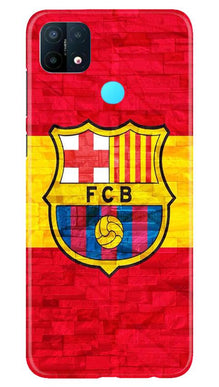 FCB Football Mobile Back Case for Oppo A15  (Design - 174)
