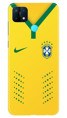 Brazil Mobile Back Case for Oppo A15  (Design - 176)