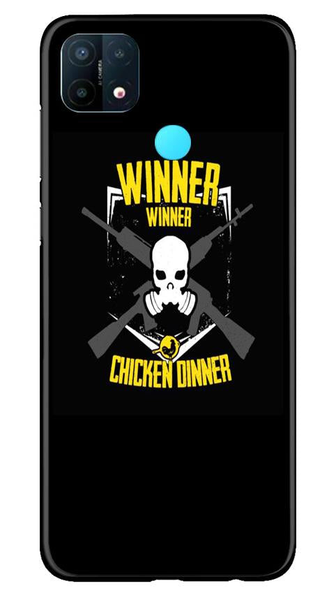 Winner Winner Chicken Dinner Case for Oppo A15(Design - 178)