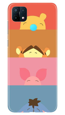 Cartoon Mobile Back Case for Oppo A15 (Design - 183)