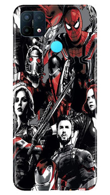 Avengers Mobile Back Case for Oppo A15 (Design - 190)