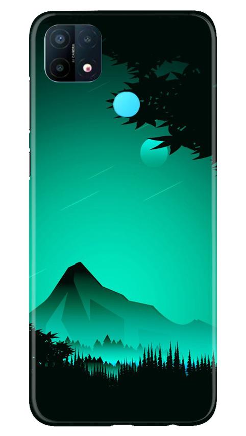 Moon Mountain Case for Oppo A15 (Design - 204)