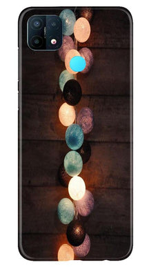 Party Lights Mobile Back Case for Oppo A15 (Design - 209)
