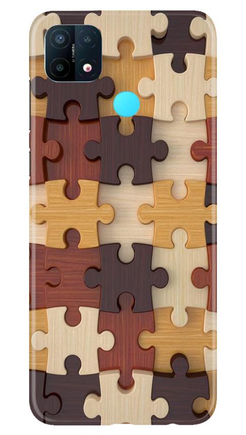 Puzzle Pattern Case for Oppo A15 (Design No. 217)