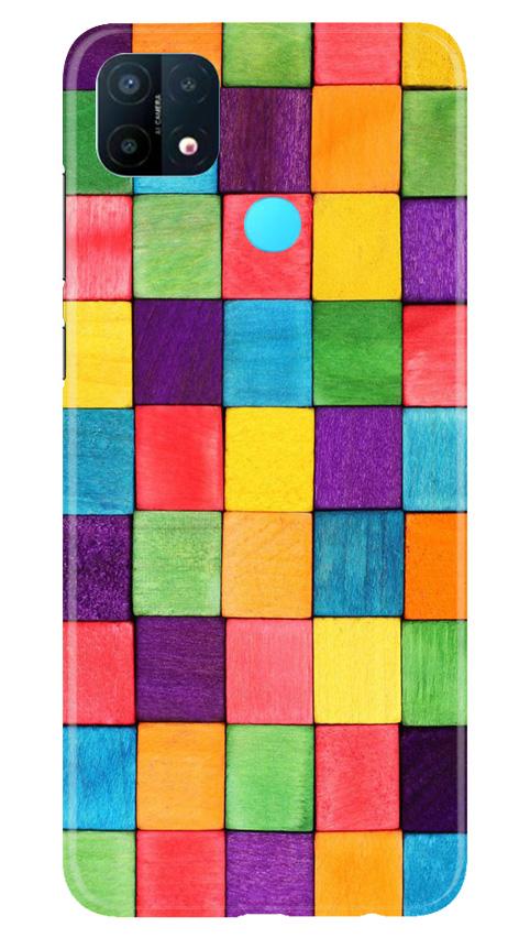 Colorful Square Case for Oppo A15 (Design No. 218)