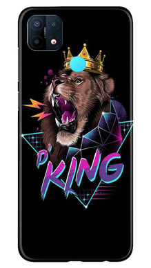 Lion King Mobile Back Case for Oppo A15 (Design - 219)