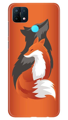 Wolf  Mobile Back Case for Oppo A15 (Design - 224)