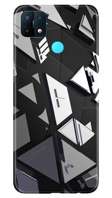 Modern Art Mobile Back Case for Oppo A15 (Design - 230)