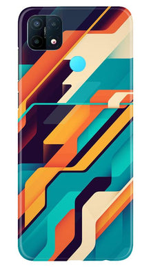 Modern Art Mobile Back Case for Oppo A15 (Design - 233)
