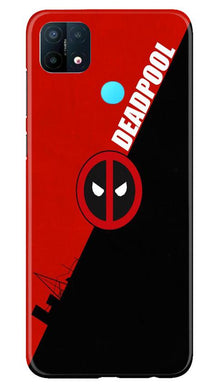 Deadpool Mobile Back Case for Oppo A15 (Design - 248)