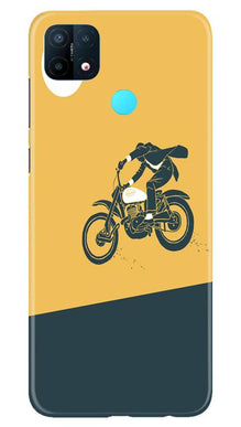 Bike Lovers Mobile Back Case for Oppo A15 (Design - 256)