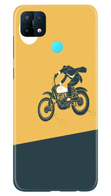 Bike Lovers Mobile Back Case for Oppo A15 (Design - 256)