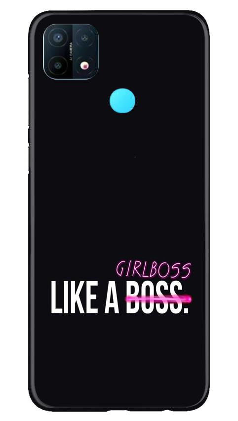 Like a Girl Boss Case for Oppo A15 (Design No. 265)