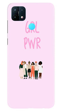 Girl Power Mobile Back Case for Oppo A15 (Design - 267)