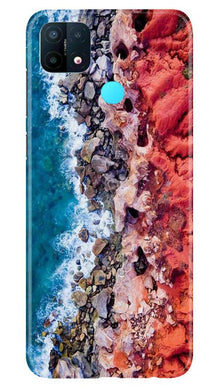 Sea Shore Mobile Back Case for Oppo A15 (Design - 273)