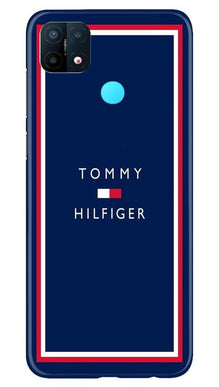 Tommy Hilfiger Mobile Back Case for Oppo A15 (Design - 275)