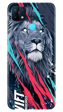 Lion Mobile Back Case for Oppo A15 (Design - 278)