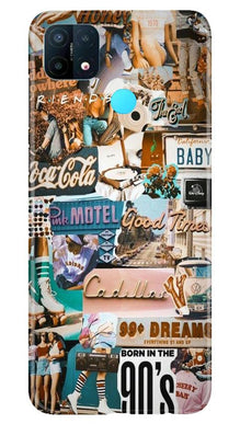 Vintage Design Mobile Back Case for Oppo A15 (Design - 284)