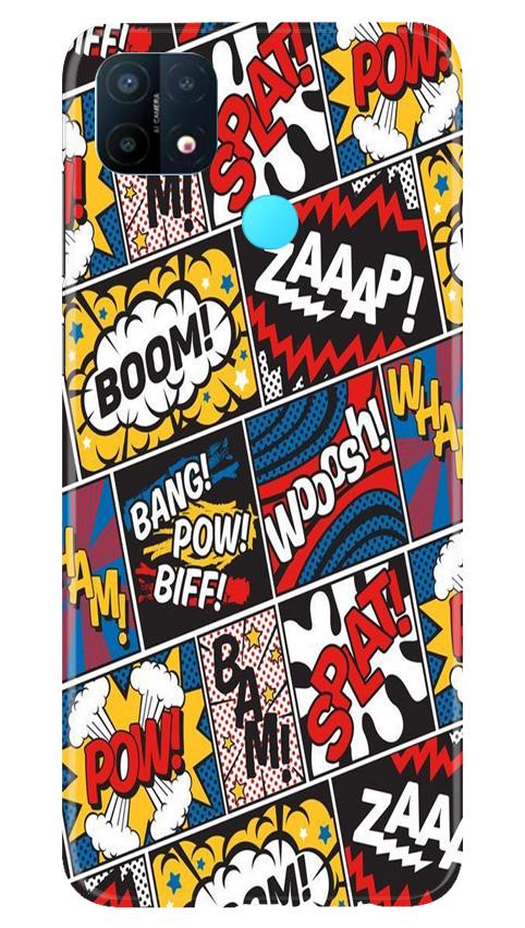 Boom Mobile Back Case for Oppo A15 (Design - 302)