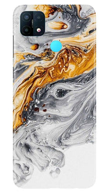 Marble Texture Mobile Back Case for Oppo A15 (Design - 310)