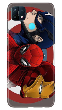 Superhero Mobile Back Case for Oppo A15 (Design - 311)