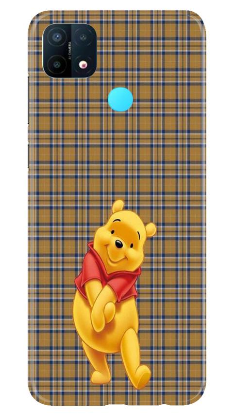 Pooh Mobile Back Case for Oppo A15 (Design - 321)